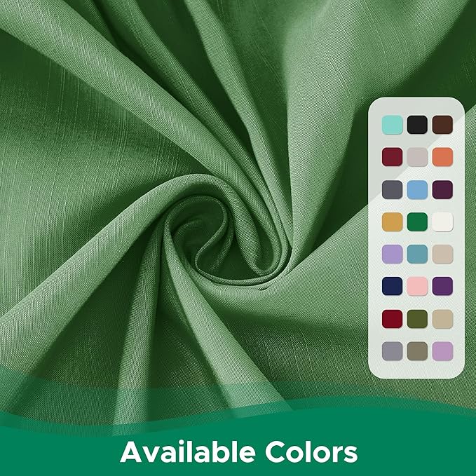 Biscaynebay Wrap Around Bed Skirts for King & Cal King Beds 16" Drop, Sage Adjustable Elastic Dust Ruffles Easy Fit Wrinkle Resistant Silky Luxurious Fabric Machine Washable