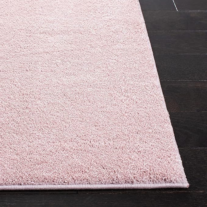 SAFAVIEH Plain and Solid Collection Accent Rug - 3'3" x 5'3", Pink, Non-Shedding & Easy Care, Ideal for High Traffic Areas in Entryway, Living Room, Bedroom (PNS320-4406)