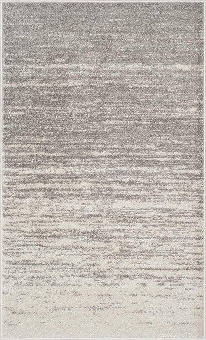 SAFAVIEH Area Rug 3x5 - Adirondack Collection - Light Grey & Grey, Modern Ombre Design, Non Shedding & Easy to Clean, Ideal for Living Room, Bedroom, Office, Dining Space (ADR113C)