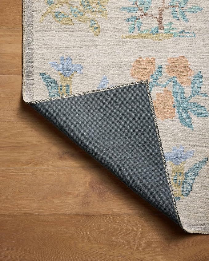 Loloi Rifle Paper Co. Rosa Collection RSA-03 Cream 2'-3" x 3'-9" Accent Rug
