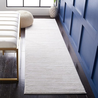 SAFAVIEH Vision Collection Runner Rug - 2'2" x 16', Ivory, Modern Ombre Design, Non-Shedding & Easy to Clean, Ideal for Foyer, Hallway, Bedroom (VSN606J)