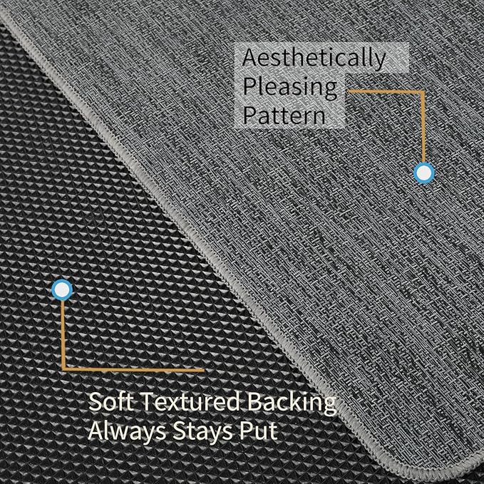 Chair Mat for Hardwood Floor, 50"x63" Desk Computer Chair Mat for Hard Wood & Tile Floor, Large Anti-Slip Hard Floor Protector Rolling Chairs, Desk Rug for Office Home