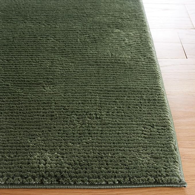 SAFAVIEH Revive Collection Area Rug - 2' x 18' Runner, Green, Non-Shedding & Easy Cleaning, Ideal for Living Room, Bedroom, Dining Space (REV102Y)