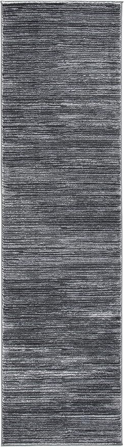 SAFAVIEH Vision Collection Runner Rug - 2'2" x 20', Grey, Modern Ombre Design, Non-Shedding & Easy to Clean, Ideal for Foyer, Hallway, Bedroom (VSN606D)