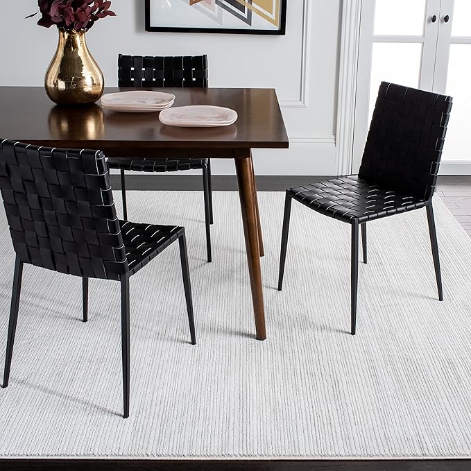 SAFAVIEH Area Rug 6x9 - Vision Collection - Ivory & Grey, Modern Ombre Design, Non-Shedding & Easy to Clean, Ideal for Living Room, Bedroom, Dining Space (VSN606K)