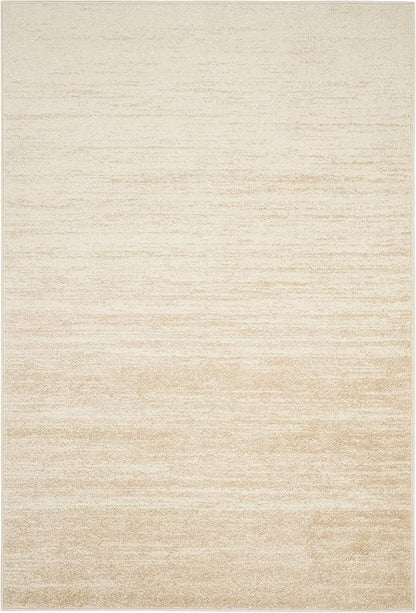 SAFAVIEH Adirondack Collection Area Rug - 5'1" x 7'6", Champagne & Cream, Modern Ombre Design, Non Shedding & Easy to Clean, Ideal for Living Room, Bedroom, Office, Dining Space (ADR113W)
