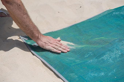 CGEAR Original Sand-Free Outdoor Rug Camping Mat - Water-Resistant & Anti-Fade Material - Military-Grade - Reversible Design - Area Rug for Beach, RV, & Picnics - Travel Bag