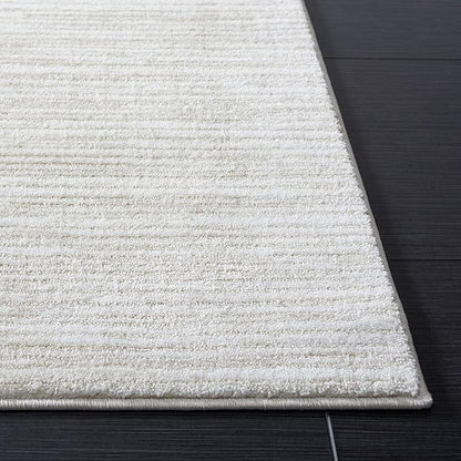 SAFAVIEH Vision Collection Runner Rug - 2'2" x 22', Ivory, Modern Ombre Design, Non-Shedding & Easy to Clean, Ideal for Foyer, Hallway, Bedroom (VSN606J)