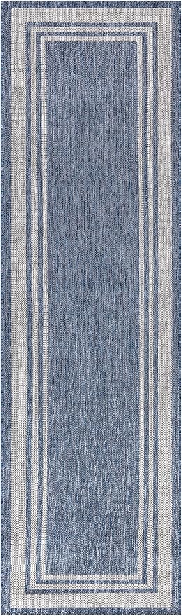 Keen Home Design Terrace Outdoor Runner Rug - 2x6 Washable Indoor/Outdoor Rug for Patio, Kitchen, Balcony, Beach, Garden, Deck and Porch, Size: 2'2"x5'7"