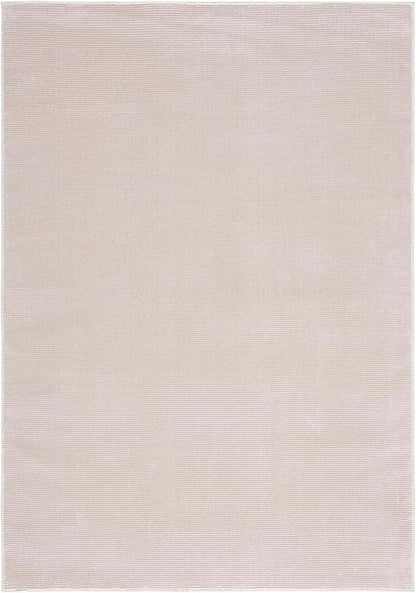 SAFAVIEH Revive Collection Area Rug - 5'3" x 7'7", Beige, Solid Design, Non-Shedding & Easy Care, Ideal for High Traffic Areas in Living Room, Bedroom (REV102B)