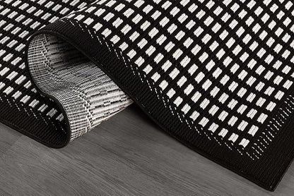 Beverly Rug Micro Loop Area Rug Black/White 8x10 Geometric Modern Luxury Zebra Durable Soft Indoor Rugs for Living Dining Room Office Stain Resistant Non Shedding Casual Indoor Carpet 8 x 10