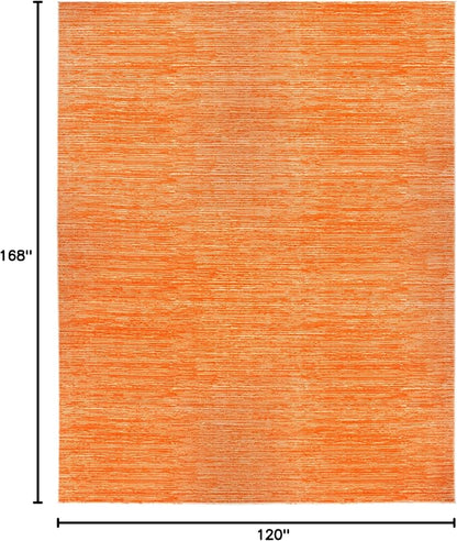 SAFAVIEH Area Rug 10x14 - Vision Collection - Large - Orange, Modern Ombre Design, Non-Shedding & Easy to Clean, Ideal for Living Room, Bedroom, Dining Space (VSN606P)