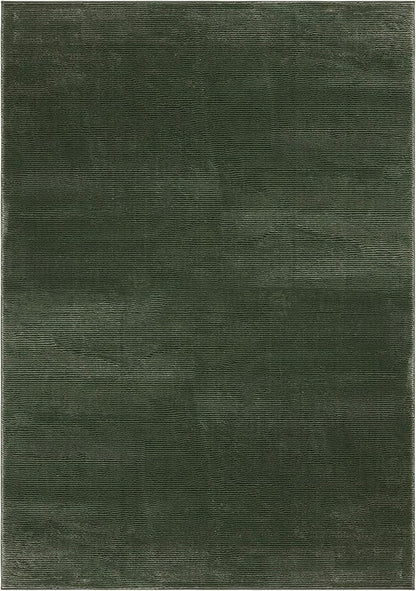 SAFAVIEH Revive Collection Area Rug - 5'3" Square, Green, Solid Design, Ideal for The Living Room, Bedroom, Dining Room (REV102Y-5SQ)