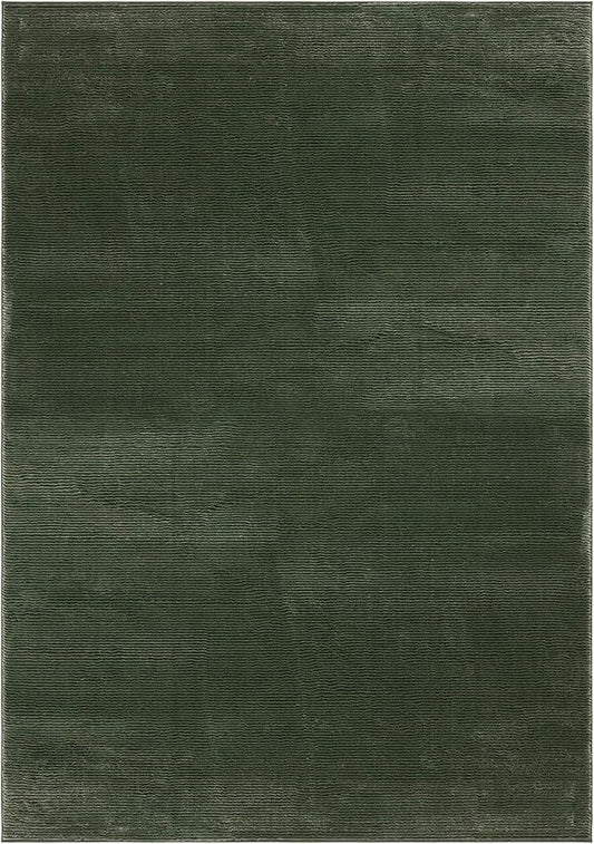 SAFAVIEH Revive Collection Area Rug - 6'7" x 9', Green, Solid Design, Ideal for The Living Room, Bedroom, Dining Room (REV102Y-6)