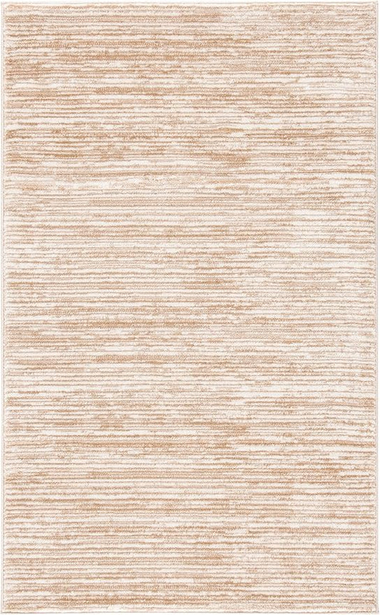 SAFAVIEH Vision Collection Accent Rug - 2' x 3', Cream, Modern Ombre Design, Non-Shedding & Easy to Clean, Ideal for Entryway, Foyer, Bedroom (VSN606F)