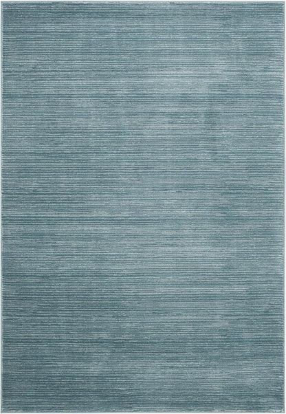 SAFAVIEH Vision Collection Area Rug - 5'1" x 7'6", Aqua, Modern Ombre Design, Non-Shedding & Easy to Clean, Ideal for Living Room, Bedroom, Dining Space (VSN606B)