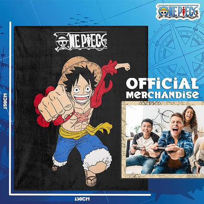 One Piece Fleece Blanket Super Soft Blanket Throw Bed Accessories 150 x 130cm Sofa Throw Bed Blankets Anime Gifts
