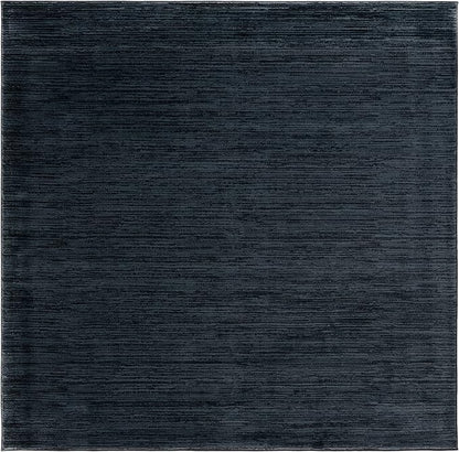 SAFAVIEH Vision Collection Area Rug - 3' Square, Black, Modern Ombre Design, Non-Shedding & Easy to Clean, Ideal for Foyer, Entryway, Bedroom, Accent Space (VSN606Z)