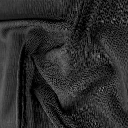 MAIHER Black Pleated Sheer Curtains 144 Inch Length 12ft Extra Long Tall Curtains for 2 Story Living Room Soft Touch Light Filtering Pinch Pleat Drapes with Hooks, Black, 42" W x 144" L, 2 Panels
