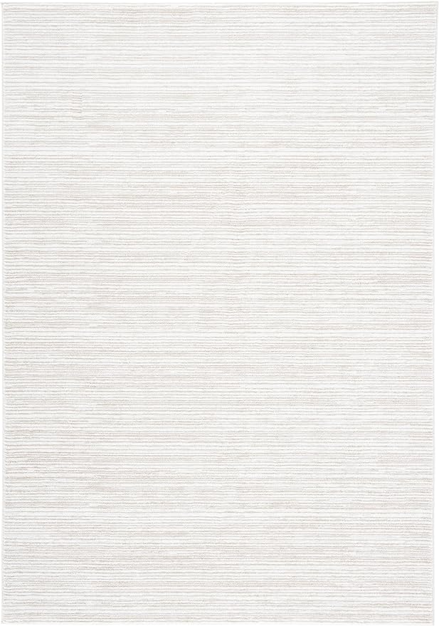 SAFAVIEH Area Rug 4x6 - Vision Collection - Ivory, Modern Ombre Design, Non-Shedding & Easy to Clean, Ideal for Living Room, Bedroom, Dining Space (VSN606J)