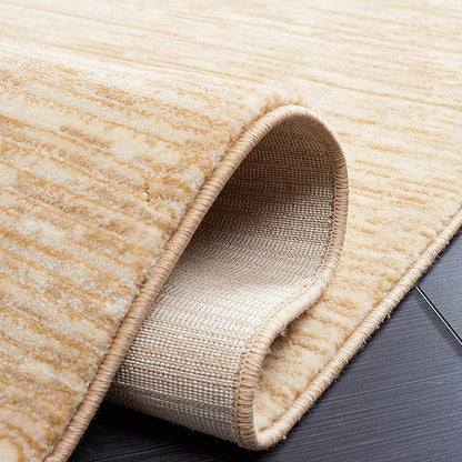 SAFAVIEH Area Rug 6x9 - Vision Collection - Beige, Modern Ombre Design, Non-Shedding & Easy to Clean, Ideal for Living Room, Bedroom, Dining Space (VSN606H)