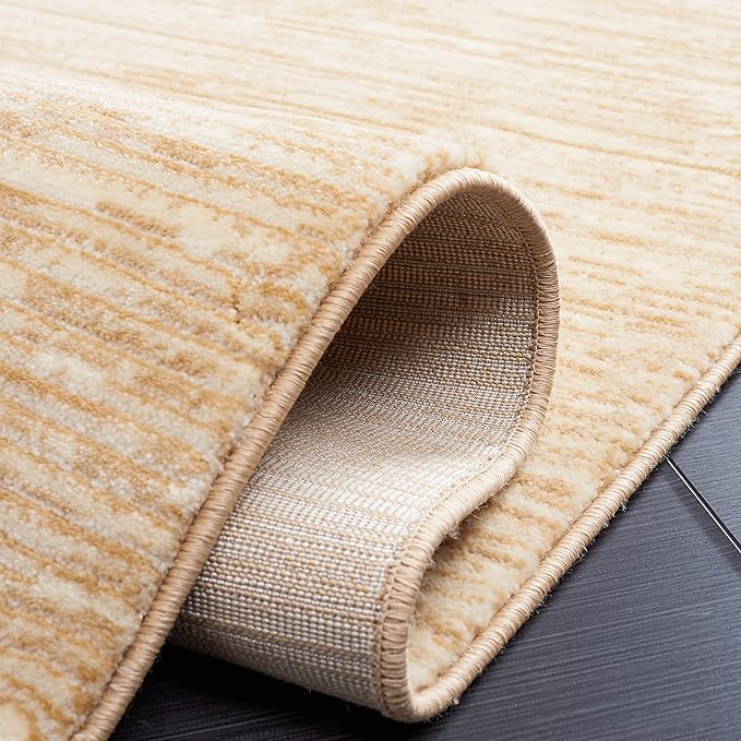 SAFAVIEH Area Rug 3x5 - Vision Collection - Beige, Modern Ombre Design, Non-Shedding & Easy to Clean, Ideal for Foyer, Entryway, Bedroom, Accent Space (VSN606H)