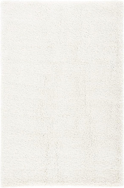 SAFAVIEH Milan Shag Collection Area Rug - 8'6" x 12', Ivory, Solid Design, Non-Shedding & Easy Care, 2-inch Thick Ideal for High Traffic Areas in Living Room, Bedroom (SG180-1212)