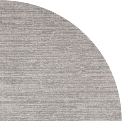 SAFAVIEH Vision Collection Area Rug - 6'7" Round, Silver, Modern Ombre Design, Non-Shedding & Easy to Clean, Ideal for Living Room, Bedroom, Dining Space (VSN606G)