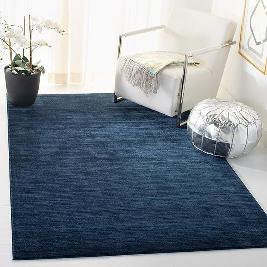 SAFAVIEH Area Rug 6x9 - Vision Collection - Navy, Modern Ombre Design, Non-Shedding & Easy to Clean, Ideal for Living Room, Bedroom, Dining Space (VSN606N)