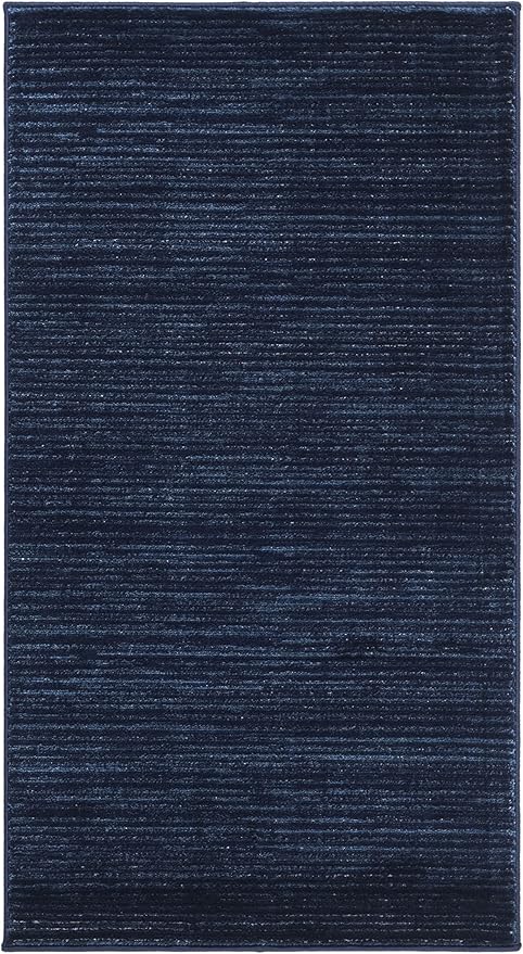 SAFAVIEH Vision Collection Accent Rug - 2' x 3', Navy, Modern Ombre Design, Non-Shedding & Easy to Clean, Ideal for Entryway, Foyer, Bedroom (VSN606N)