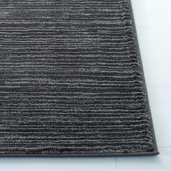 SAFAVIEH Vision Collection Area Rug - 9' Square, Grey, Modern Ombre Design, Non-Shedding & Easy to Clean, Ideal for Living Room, Bedroom, Dining Space (VSN606D)
