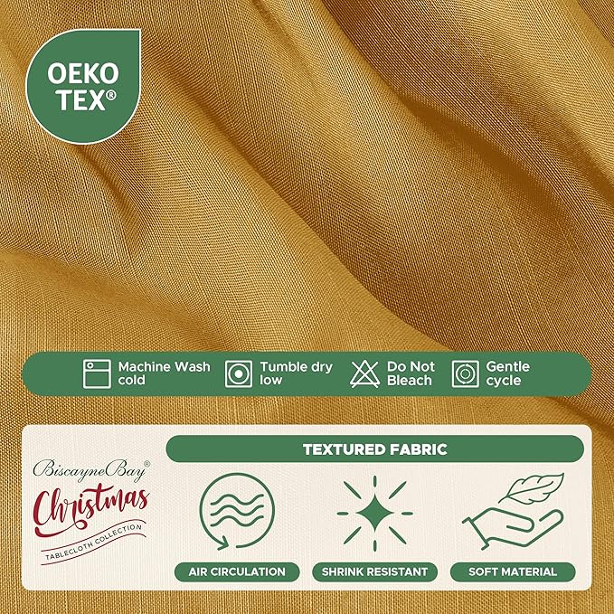 Biscaynebay Wrap Around Bed Skirts for King & Cal King Beds 17" Long Drop, Gold Adjustable Elastic Dust Ruffles Easy Fit Wrinkle Resistant Silky Luxurious Fabric Machine Washable
