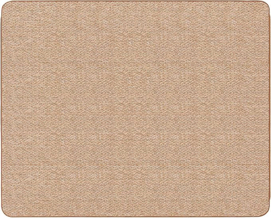 House, Home and More Skid-Resistant Carpet Indoor Area Rug Floor Mat - Praline Brown - 8 Ft X 10 Ft - Non Slip Rubber Backing, Stain Resistant, Dog Friendly, Living Room Bedroom Kitchen Entryway