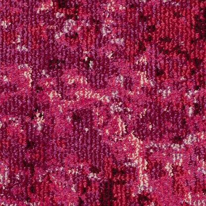 SAFAVIEH Monaco Collection Accent Rug - 2'2" x 4', Fuchsia, Boho Chic Abstract Watercolor Design, Non-Shedding & Easy Care, Ideal for High Traffic Areas in Entryway, Living Room, Bedroom (MNC225F)