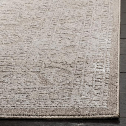 SAFAVIEH Area Rug 9x12 - Reflection Collection - Large - Beige & Cream, Non-Shedding & Easy Cleaning, Ideal for Living Room, Bedroom, Dining Space (RFT668A)