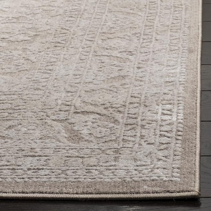 SAFAVIEH Reflection Collection Accent Rug - 2'3" x 3', Beige & Cream, Non-Shedding & Easy Cleaning, Ideal for Entryway, Living Room, Bedroom (RFT668A)