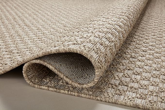 Loloi Dawn Collection Indoor/Outdoor DAW-02 Tan 5'-1" x 7'-7" Area Rug