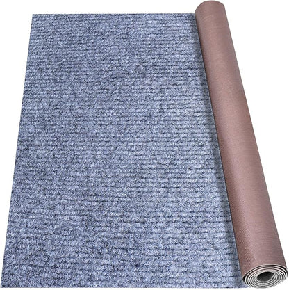 Marine Carpet,6 FT x 23 FT Blue-Gray Indoor Outdoor Carpet 0.2" Thick Boat Carpet with Water-Proof TPE Backing, Non-Slide Outdoor Marine Carpet Roll for Home, Patio, Porch, Deck
