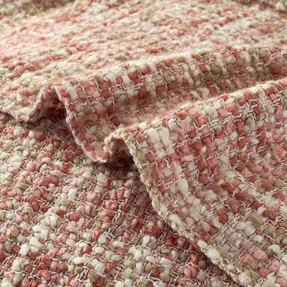 Multi-Color Light Pink Cable Knitted Throw Blanket for Couch,60"X80" Boho Style Textured Blankets for Home Decor,Super Soft Warm Cozy Chunky Knit Blanket with Decorative Tassels for Bed