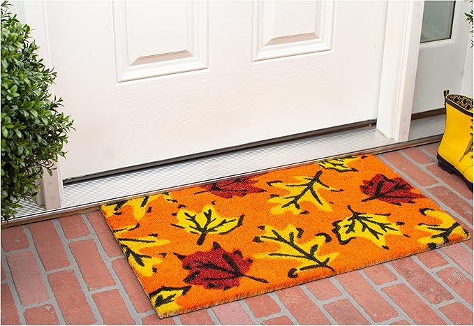 Calloway Mills 120961729 Fall Leaves Doormat, 17" x 29", Multicolor