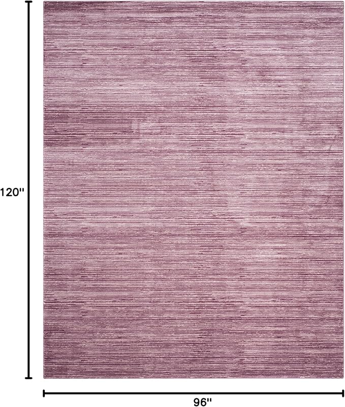 SAFAVIEH Area Rug 8x10 - Vision Collection - Large - Grape Purple , Modern Ombre Design, Non-Shedding & Easy to Clean, Ideal for Living Room, Bedroom, Dining Space (VSN606A)