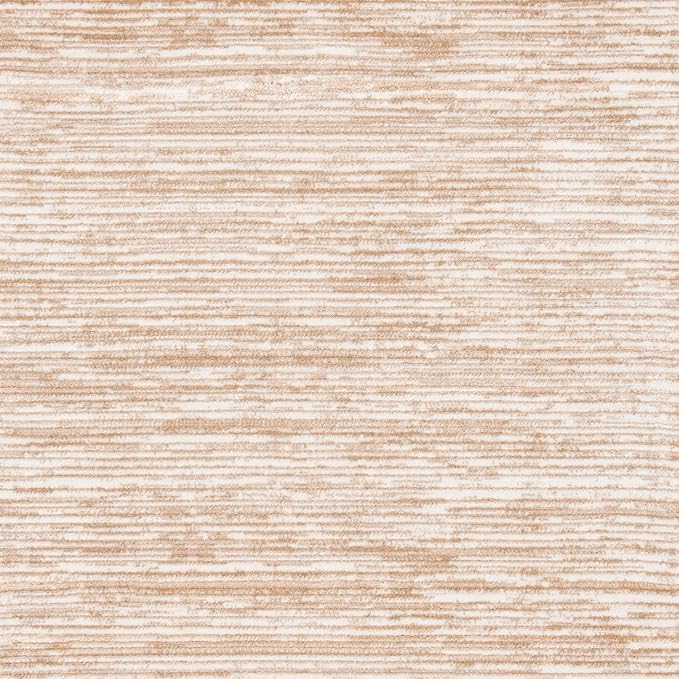 SAFAVIEH Vision Collection Area Rug - 5' Square, Cream, Modern Ombre Design, Non-Shedding & Easy to Clean, Ideal for Living Room, Bedroom, Dining Space (VSN606F)