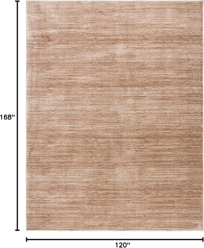 SAFAVIEH Area Rug 10x14 - Vision Collection - Large - Light Brown, Modern Ombre Design, Non-Shedding & Easy to Clean, Ideal for Living Room, Bedroom, Dining Space (VSN606C)