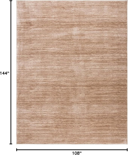 SAFAVIEH Area Rug 9x12 - Vision Collection - Large - Light Brown, Modern Ombre Design, Non-Shedding & Easy to Clean, Ideal for Living Room, Bedroom, Dining Space (VSN606C)