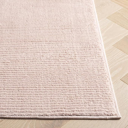 SAFAVIEH Revive Collection Area Rug - 4' x 6', Pink, Transitional Design, Stain Resistant, Ideal for High Traffic Areas in Living Room, Bedroom & Dining Room (REV102U-4)