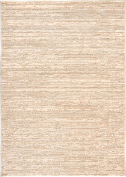 SAFAVIEH Vision Collection Area Rug - 5'1" x 7'6", Beige, Modern Ombre Design, Non-Shedding & Easy to Clean, Ideal for Living Room, Bedroom, Dining Space (VSN606H)