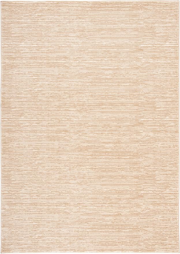 SAFAVIEH Area Rug 4x6 - Vision Collection - Beige, Modern Ombre Design, Non-Shedding & Easy to Clean, Ideal for Living Room, Bedroom, Dining Space (VSN606H)