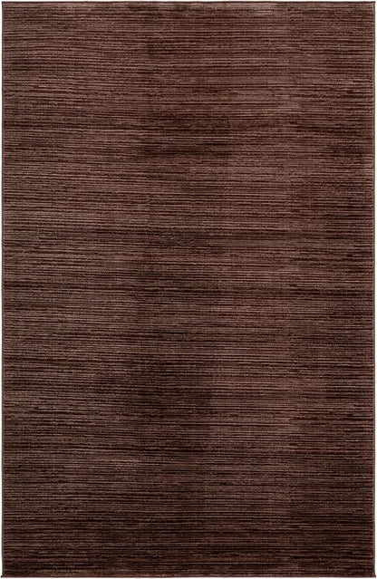 SAFAVIEH Area Rug 6x9 - Vision Collection - Brown, Modern Ombre Design, Non-Shedding & Easy to Clean, Ideal for Living Room, Bedroom, Dining Space (VSN606E)