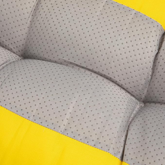 FUNHOME Outdoor Bench Cushion 42 x18 inch with Non-Slip Grips,Water Resistant Porch Swing Cushion,Bench Pillow Pads,Tufted Cushions for Patio Garden Furniture,42" Seat Cushions(Yellow)