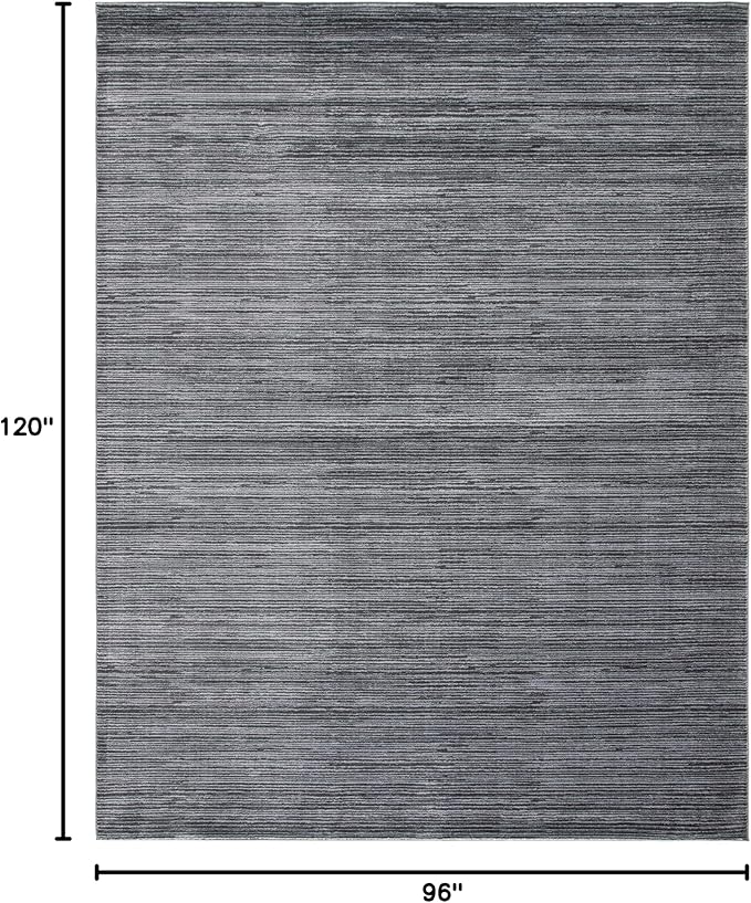 SAFAVIEH Area Rug 8x10 - Vision Collection - Large - Grey, Modern Ombre Design, Non-Shedding & Easy to Clean, Ideal for Living Room, Bedroom, Dining Space (VSN606D)